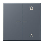 Jung - Bedienelement intelligent eNet Taster Universal 1f. FM LC 1701 262