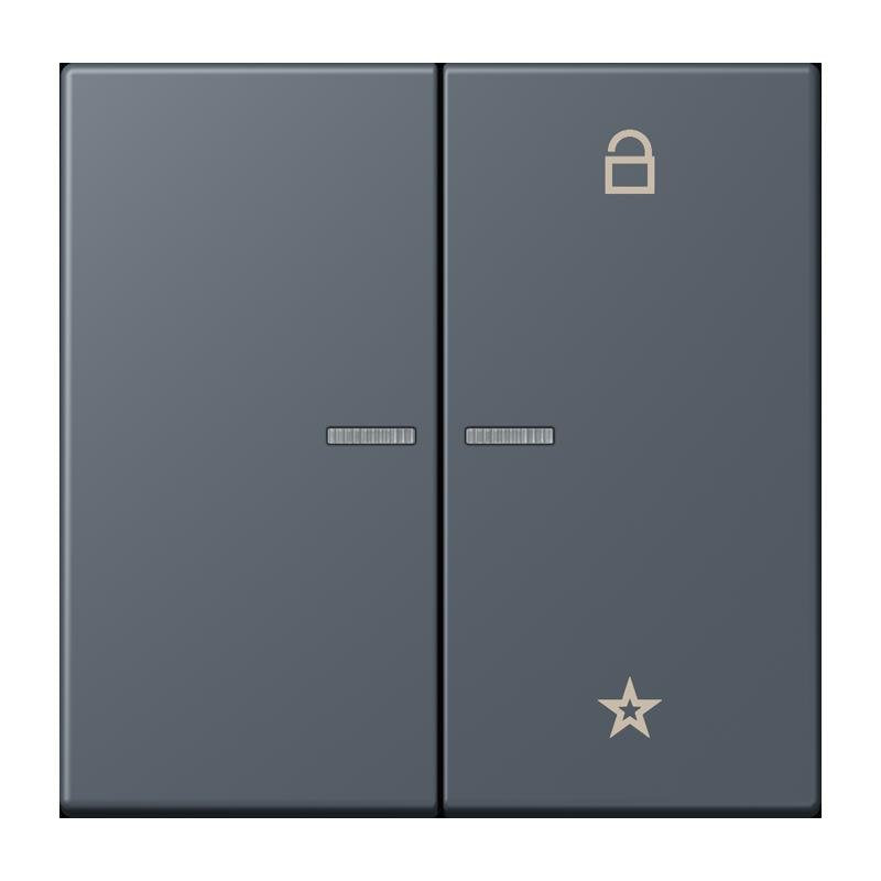 Jung - Bedienelement intelligent eNet Taster Universal 1f. FM LC 1701 262