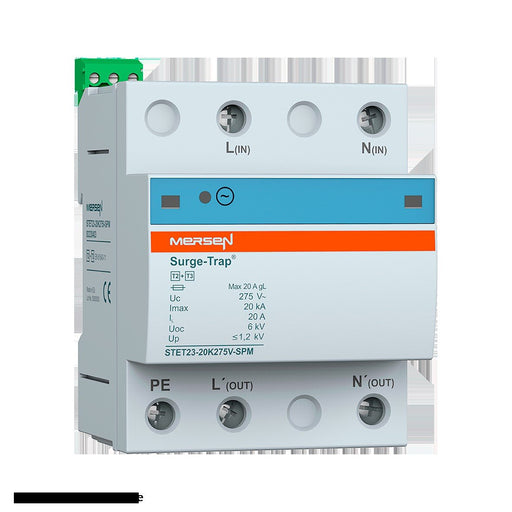 Mersen - Überspannungsableiter für Energietechnik/Stromversorgung Überspg.-Ableiter Typ 2+3 STET23-20K150V-SPM 20kA Uc150V EMV TT