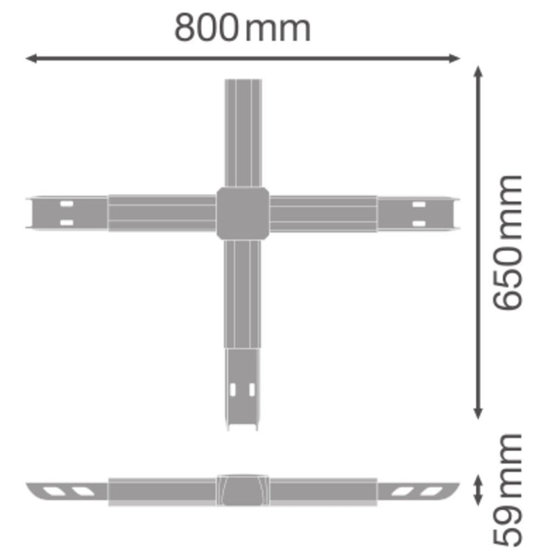 Ledvance - Elektrisches Zubehör/Ersatzteile für Leuchten X-Verbinder 5-pol. TRS.FL. X01-NODE5PWT