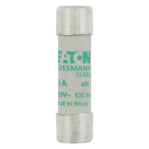 Eaton - Zylindrische Sicherung Sicherungseinsatz Nieders. C10M6 6A AC 500V 120kA − 10 Stück