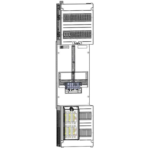 ABN - Zählerfeld Zählerplatz Z17910D 3Pkt 1Z(44A) NH00