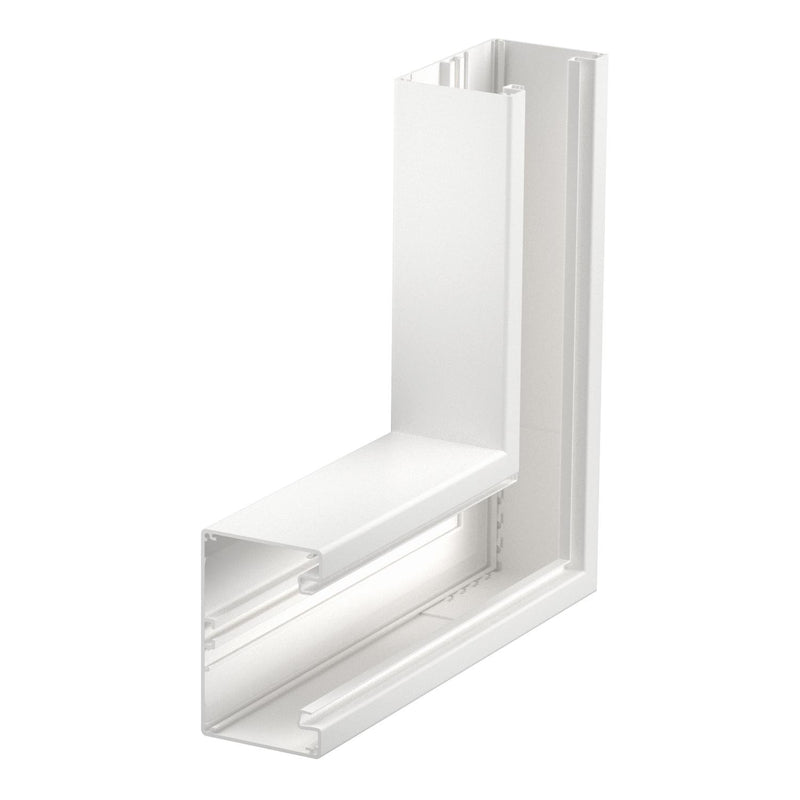 OBO Bettermann - Flachwinkel für Geräteeinbaukanal Flachwinkel GA-SF70110RW 70x110mm