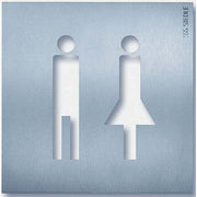 Siedle&Söhne - Kennzeichnungsmaterial Orientierungsschild OSP 0012 154x154mm Toilette