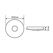 ESYLUX - Zubehör/Ersatzteile für Bewegungsmelder Abdeckblende COMPACT COVER SET8SR und Designring si
