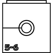 HellermannTyton - Kabelführung für Gehäuse/Schränke Einfachtülle VP-S_5-6 VarioPlate 5-6 mm − 20 Stück