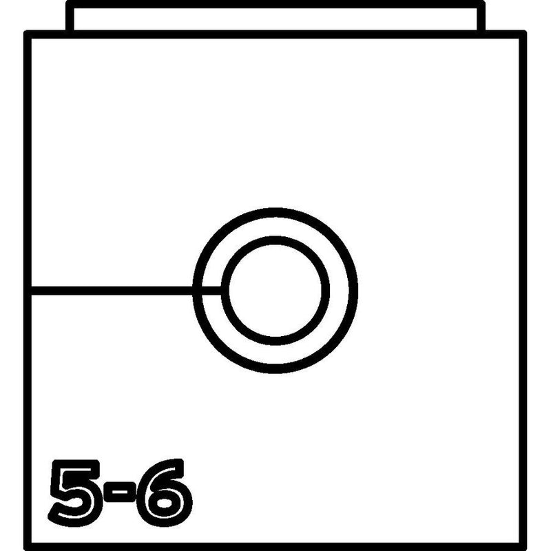 HellermannTyton - Kabelführung für Gehäuse/Schränke Einfachtülle VP-S_5-6 VarioPlate 5-6 mm − 20 Stück