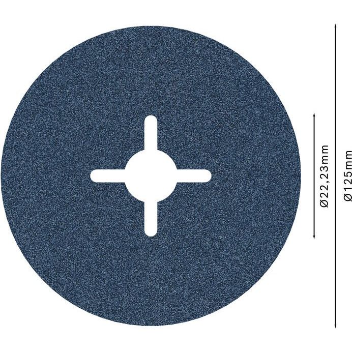 Bosch - Trenn-/Schleifscheibe PRO R574 Fiberscheibe, 2608606736 125 mm, G120