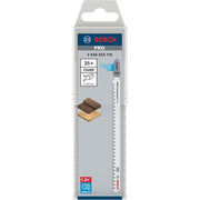Bosch - Stichsägeblatt PRO Hardwood fast T344DF 2608655116VE(25) Stichsägeblatt 152