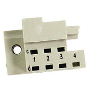 Harting - Zubehör/Ersatzteile für Industriesteckverbinder Rastelemente B 09060009997 Messerleiste links − 100 Stück