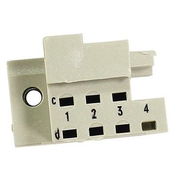 Harting - Zubehör/Ersatzteile für Industriesteckverbinder Rastelemente B 09060009997 Messerleiste links − 100 Stück