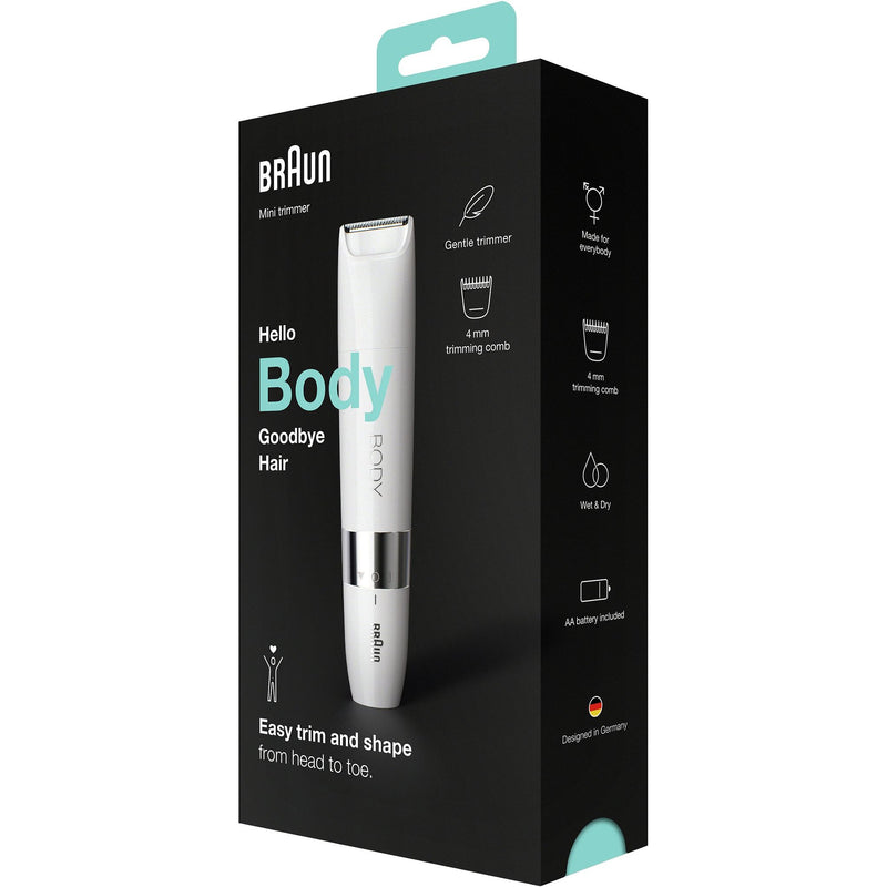 BRAUN - Elektro-Rasierer Ladyshaver BS1000 ws/chr Body Mini Trimmer