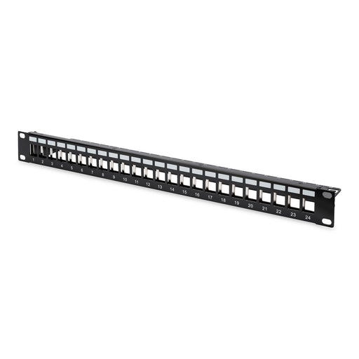 DIGITUS - Patchpanel Kupfer Modular Patch Panel unges. DN-91411 24Port,Blank,1HE,sw