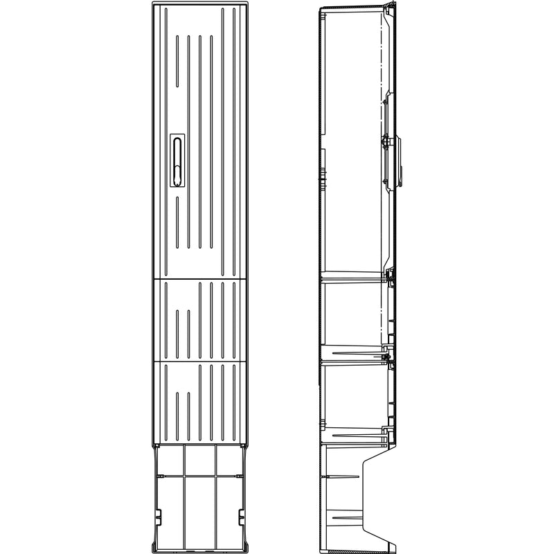 Elsta Mosdorfer - Gehäuse/Schaltschrank (leer) Verteilersäule A340 DS 330DSKTMO#10037820 inkl. Montageplatte