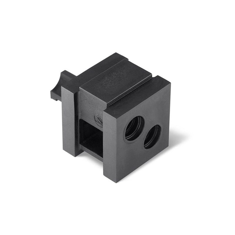 HellermannTyton - Kabelführung für Gehäuse/Schränke Zweifachtülle VP-S_2/7-8 VarioPlate 7-8 mm − 20 Stück
