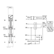 WAGO - Feldbus, Dez. Peripherie - Kommunikations-Modul SMI-Master 753-1631 Vo,DC 24 V,lichtgrau