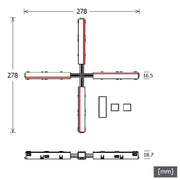 LTS Licht&Leuchten - Elektrisches Zubehör/Ersatzteile für Leuchten L-Verbinder NEO-A X/9517-K-E ws weiß