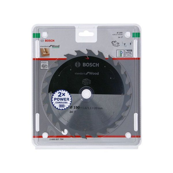 Bosch - Kreissägeblatt PRO Wood cordless 2608837704 Kreissägeblatt 190 x
