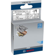 Bosch - Rotierende Drahtbürste PRO Stainless Steel clean 2608622122 Scheibenbürste