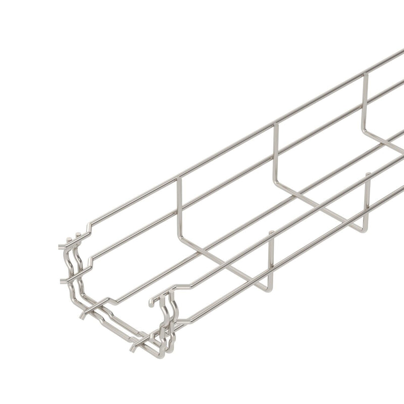 OBO Bettermann - Gitterrinne Gitterkabelrinne GRM 55 100 A4 55x100x3000mm − 3 Meter
