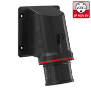 Walther Werke - CEE-Gerätestecker (IEC 60309) CEE NEO Anbaugerätestecker FW731506PH schräg 32A 5P 6h