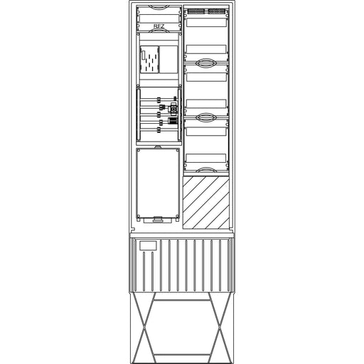 Elsta Mosdorfer - Zähler-Komplettschrank ZS A340 N3 1Z BKEI 72TE TV 10051774 Stromnetz Hamburg
