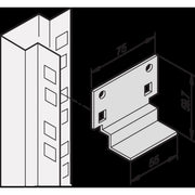 Schroff - Komponente für den Ausbau (Schaltschrank) Kurzgleitschienenpaar 20118592 (VE2) − 3 Packung