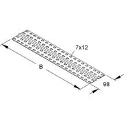 Niedax - Verbinder für Kabeltragsystem Stoßstellenleiste RSL 600 F