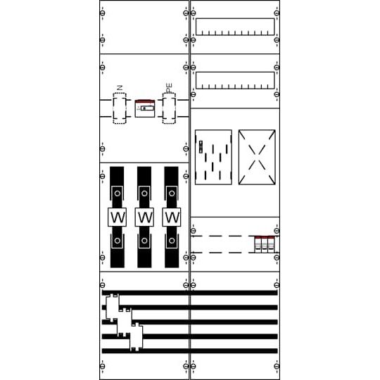Striebel&John - Zählerfeld Mess- u. Wandlerfeld KA4618 kpl. BH3