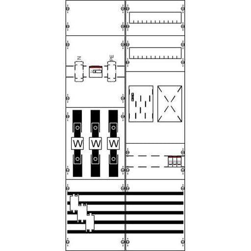 Striebel&John - Zählerfeld Mess- u. Wandlerfeld KA4618 kpl. BH3