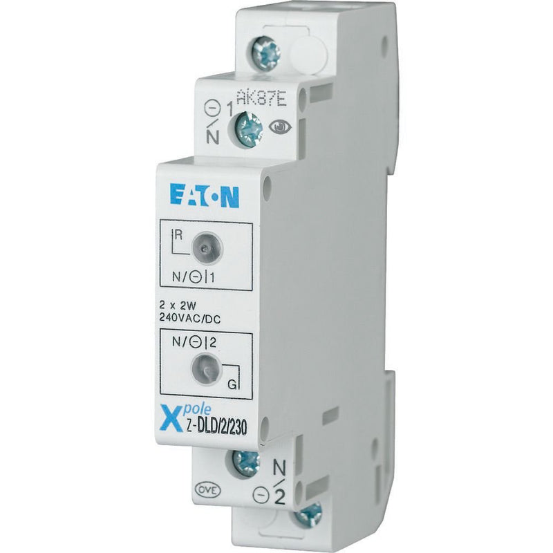 Eaton - Leuchtmelder, Komplettgerät Doppelleuchte Z-DLD/WH230 230AC/DC, weiß/weiß