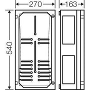 Hensel - Zähler-Leergehäuse Zählergehäuse FP 2312