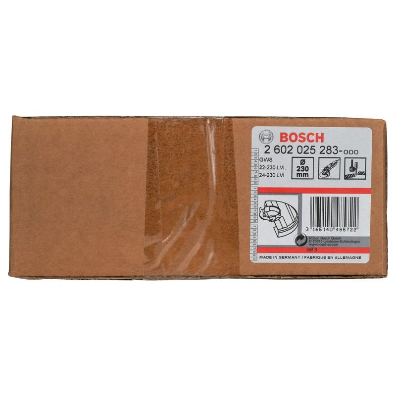 Bosch - Systemzubehör für Schleifen/Polieren (Akku/elektrisch/Druckluft) Schutzhaube mit Deckblech, 2602025283 230 mm mit Codierung