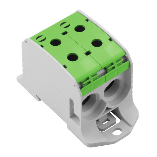 Weidmüller - Durchgangs-Reihenklemme Potentialverteilerklemme WPD2312X95/2X95GN 95, 155A, Pole: 1