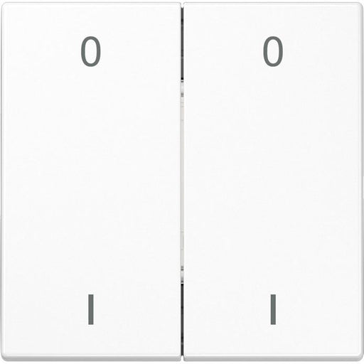 Jung - Sender/Fernbedienung für Installationsschalterprogramme Funk-Wandsender aws ENO LS 995-01 WW 4-kanalig Symbole