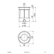 EVN Lichttechnik - Bodeneinbauleuchte LED-Bodeneinbauleuchte 679235EVA IP67
