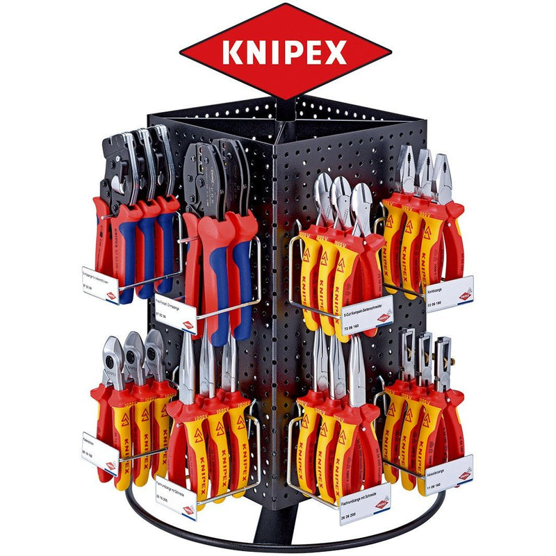 Knipex - Verkaufsständer Verkaufs-Drehständer 00 19 28 ohne Zangen 360 mm