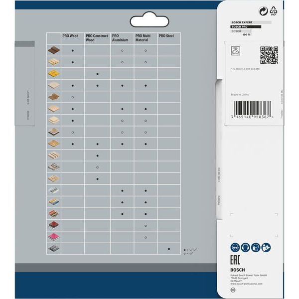 Bosch - Kreissägeblatt PRO Wood cordless 2608837697 Kreissägeblatt 184 x