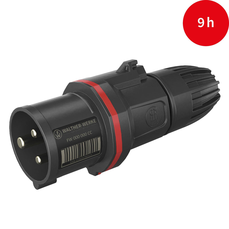 Walther Werke - CEE-Stecker (IEC 60309) CEE NEO Stecker FW211309CC 16A 3P 9h IP54 − 10 Stück