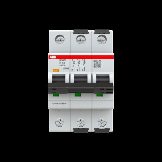 ABB Stotz S&J - Leitungsschutzschalter Sicherungsautomat S303P-B13 25kA, 13A, 3P