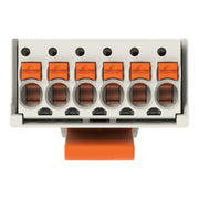 WAGO - Ein- und mehrpolige Klemmenleiste 1-Leiter-Stiftleiste 2091-1526/002-000 CAGECLAMP,1,5mm²,lgr − 100 Stück