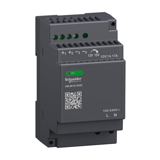 Schneider Electric - Gleichstromversorgung Spannungsversorgung ABLM1A12042 12VDC, 4,2A, 50W
