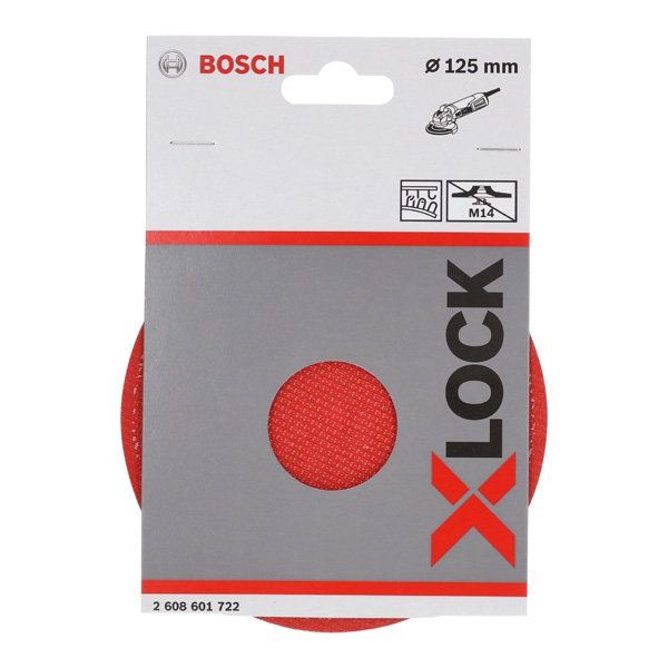 Bosch - Stützteller für Schleifwerkzeug PRO Stützteller X-Lock, 2608601722 125 mm