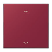Jung - Abdeckung/Bedienelement für Installationsschalterprogramme Wippe 1fach m. Pfeilsymb. LC 990 P 255 le rubis (4320M)