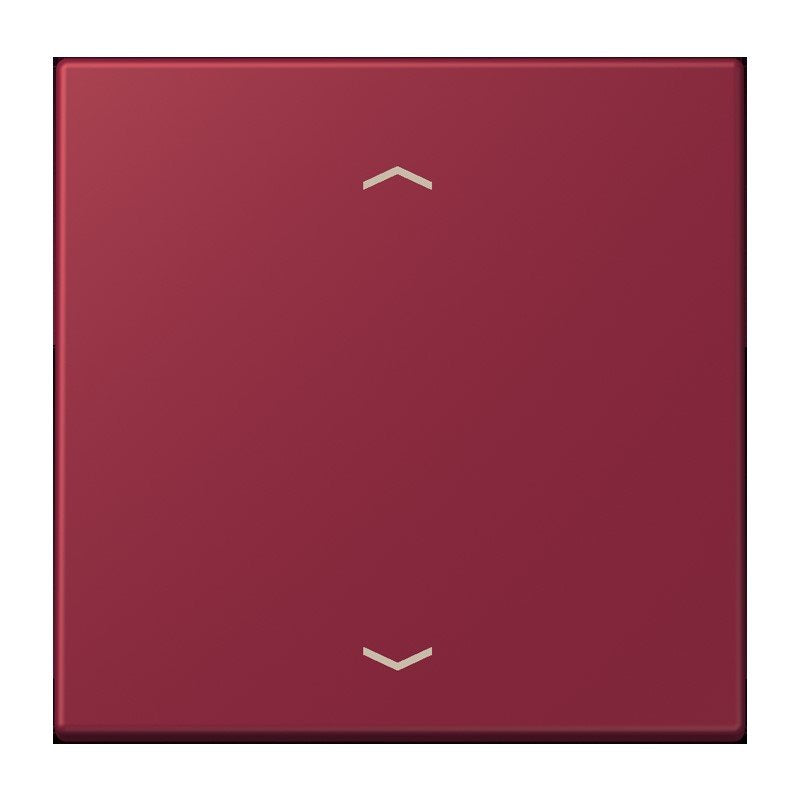 Jung - Abdeckung/Bedienelement für Installationsschalterprogramme Wippe 1fach m. Pfeilsymb. LC 990 P 255 le rubis (4320M)