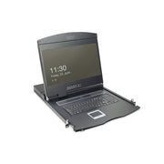 DIGITUS - Endgeräteumschalter Modulare Konsole m.19" TFT DS-72211-2GE 48,3cm, 8-Port KVM