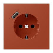 Jung - Steckdose SCHUKO Steckdose LC 1520-18 A 232 locre rouge (32110)