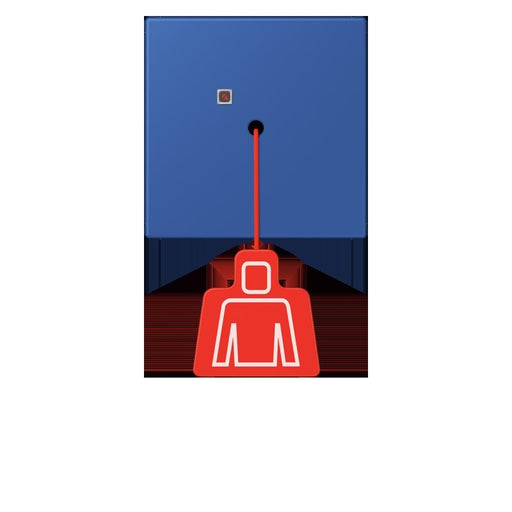 Jung - Behindertenelement für Installationsschalterprogramme Notrufsystem Zugtaster NRS LC 0834 ZT 253 bleu outremer 59