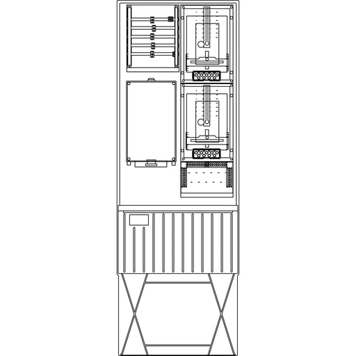 Elsta Mosdorfer - Zähler-Komplettschrank Zähleranschlusssäule ZS322.W3 A320 W3 2Z 3.HZ