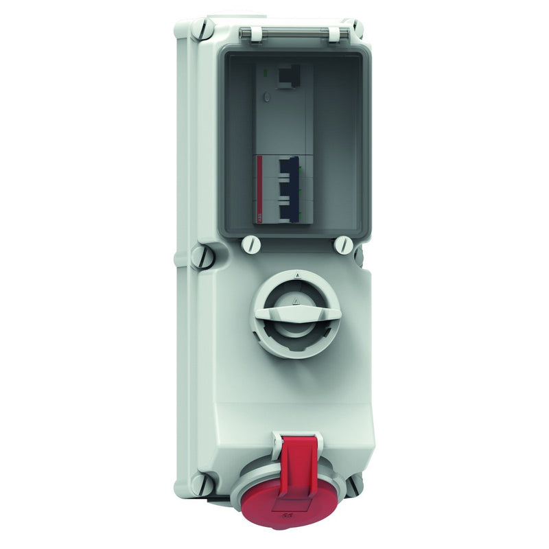 Bals Elektrotech - CEE-Steckdose abschaltbar, abgesichert (IEC 60309) Wandsteckdose abschaltbar 17302 abgesichert 32A 4p